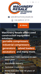 Mobile Screenshot of machineryresale.com